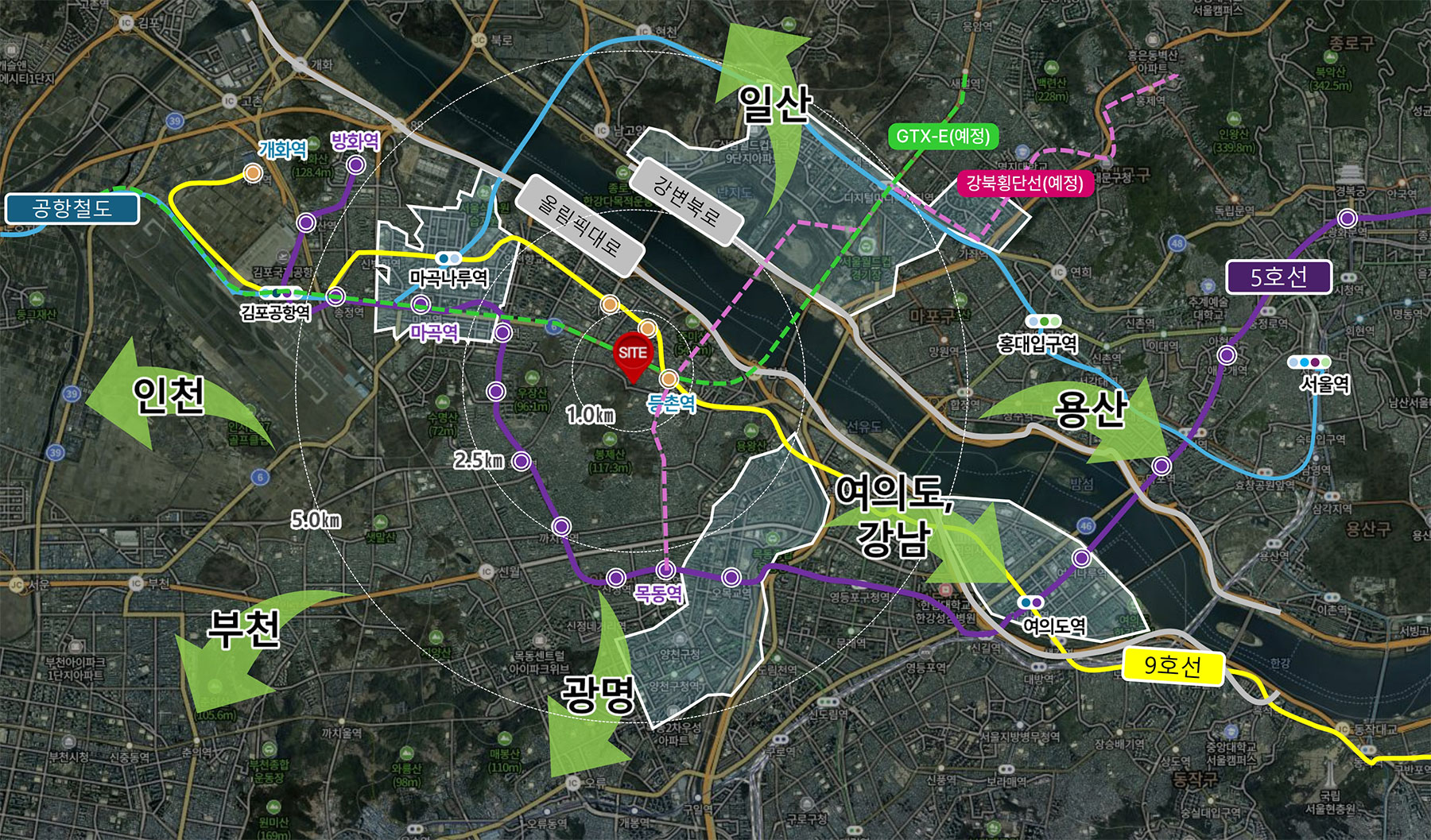 센트나인 등촌역 입지환경